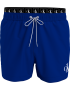 Ανδρικό Μαγιό Calvin Klein Short Double WB, KM0KM00710-C7L BOLD BLUE